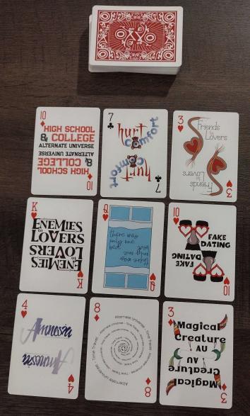 Bingo Challenge with AO3 Trope Cards